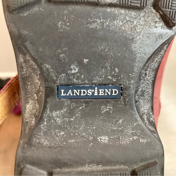 LAND’S END Sz 9B Suede  Mary Jane Style Rubber Sole Buckle Closure Sandals Shoes - Picture 7 of 10